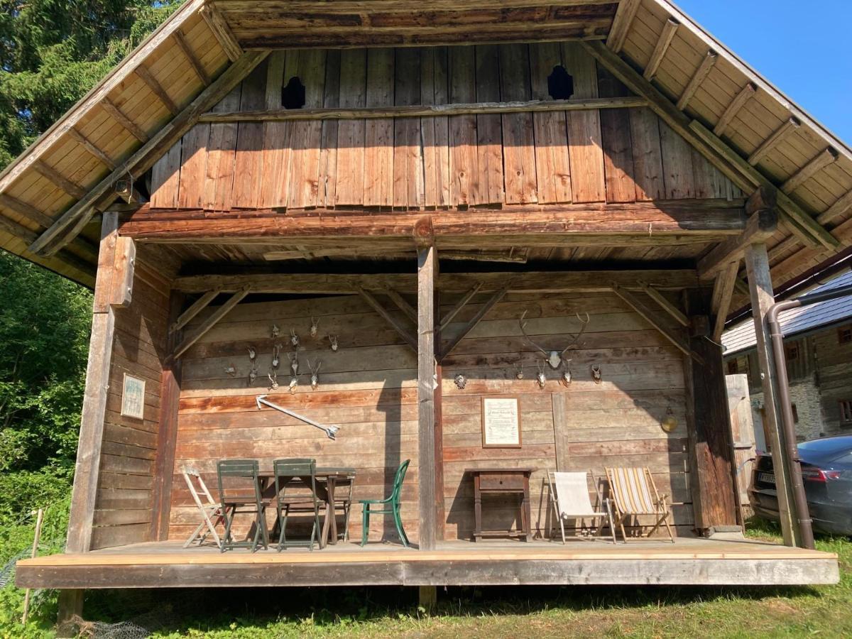 Charmante Gästewohnung in altem Bauernhaus in alpiner Alleinlage Stanz Im Murztal Exterior foto